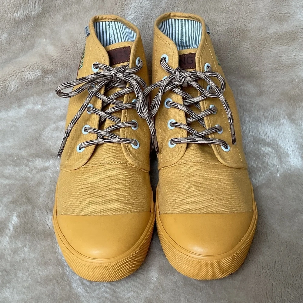 BANGS “sunset Chaser Yellowstone” High Top Sneaker Size 9